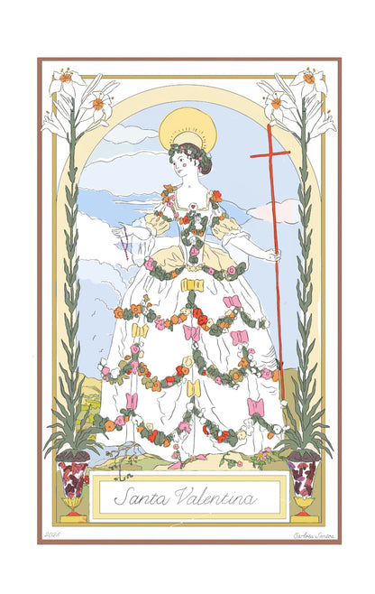 Lamina SANTA (personalizable) Paintings Carlotydes 