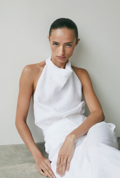Lauren Top White T-Shirts & tops Alex Riviere Studio 