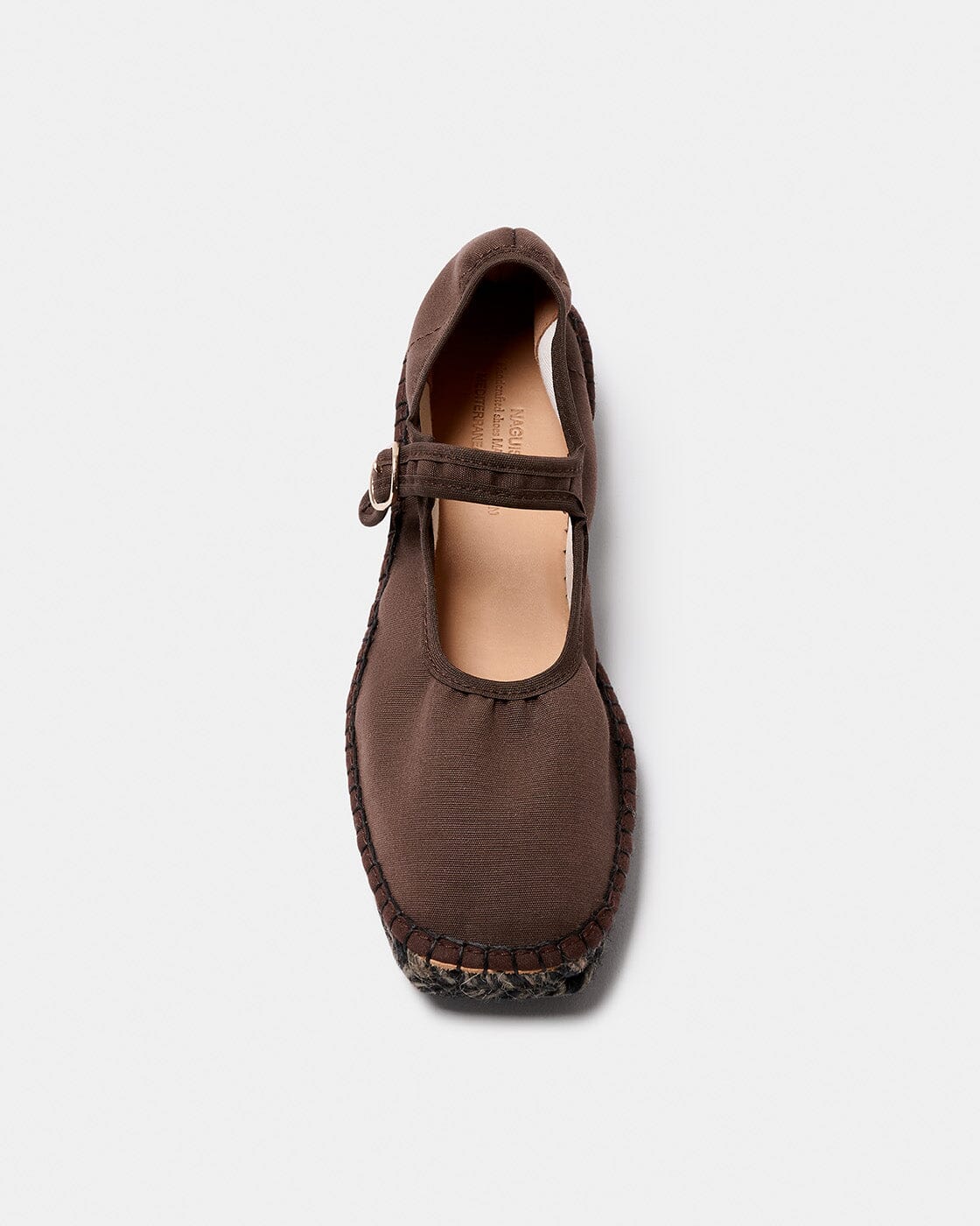 LAXE MARRON OSCURO BICOLOR Espadrilles Naguisa 