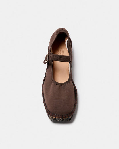 LAXE MARRON OSCURO BICOLOR Espadrilles Naguisa 