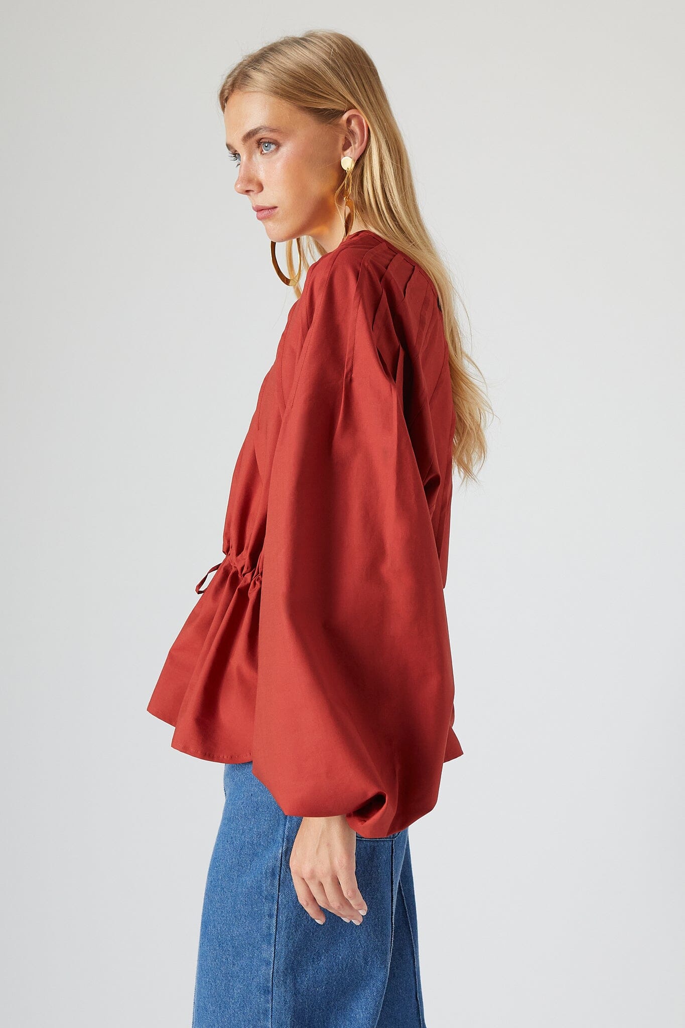 Lea Shirt Terracota Shirts & blouses The Label Edition 