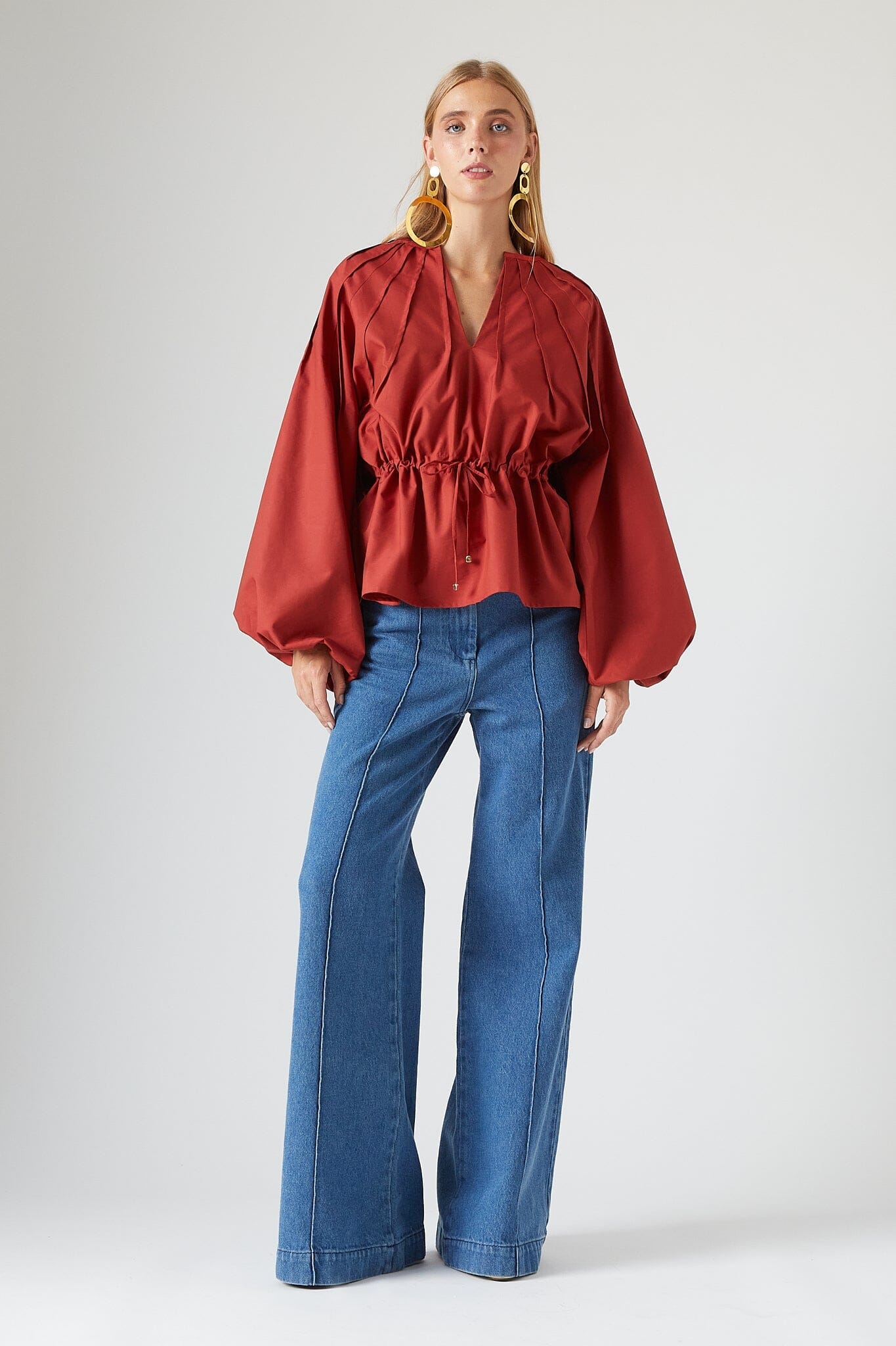 Lea Shirt Terracota Shirts & blouses The Label Edition 