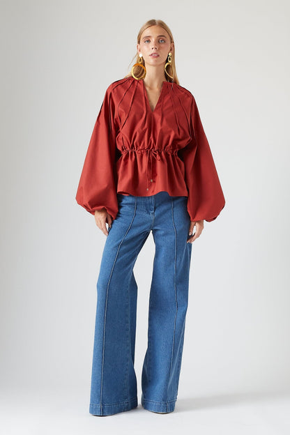 Lea Shirt Terracota Shirts & blouses The Label Edition 