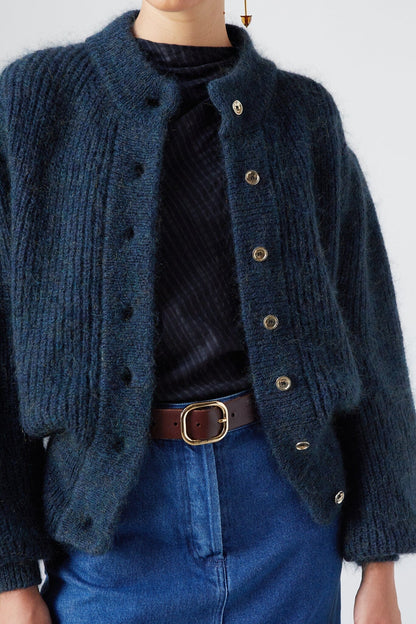 Leandra Cardigan Forest Sweaters The Label Edition 