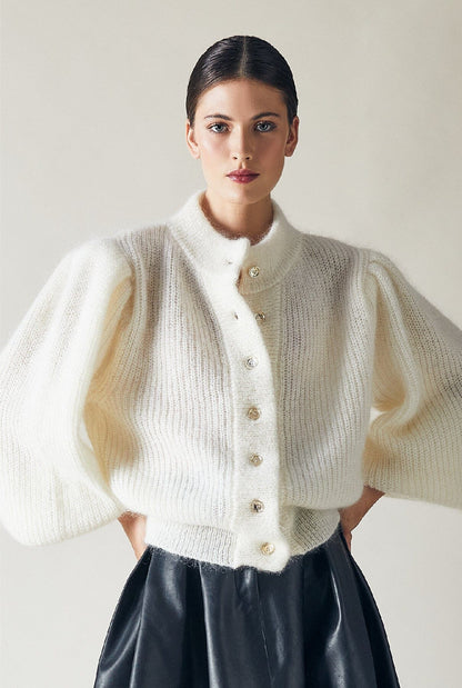 Leandra Cardigan Off-White Jackets The Label Edition 