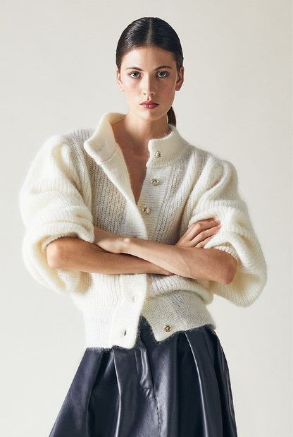 Leandra Cardigan Off-White Jackets The Label Edition 