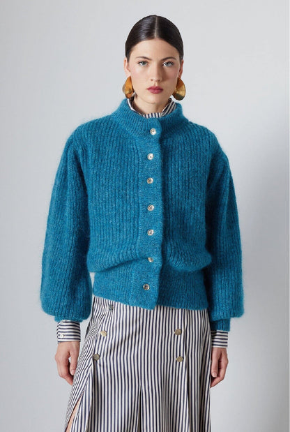 Leandra Cardigan Teal Jackets The Label Edition 