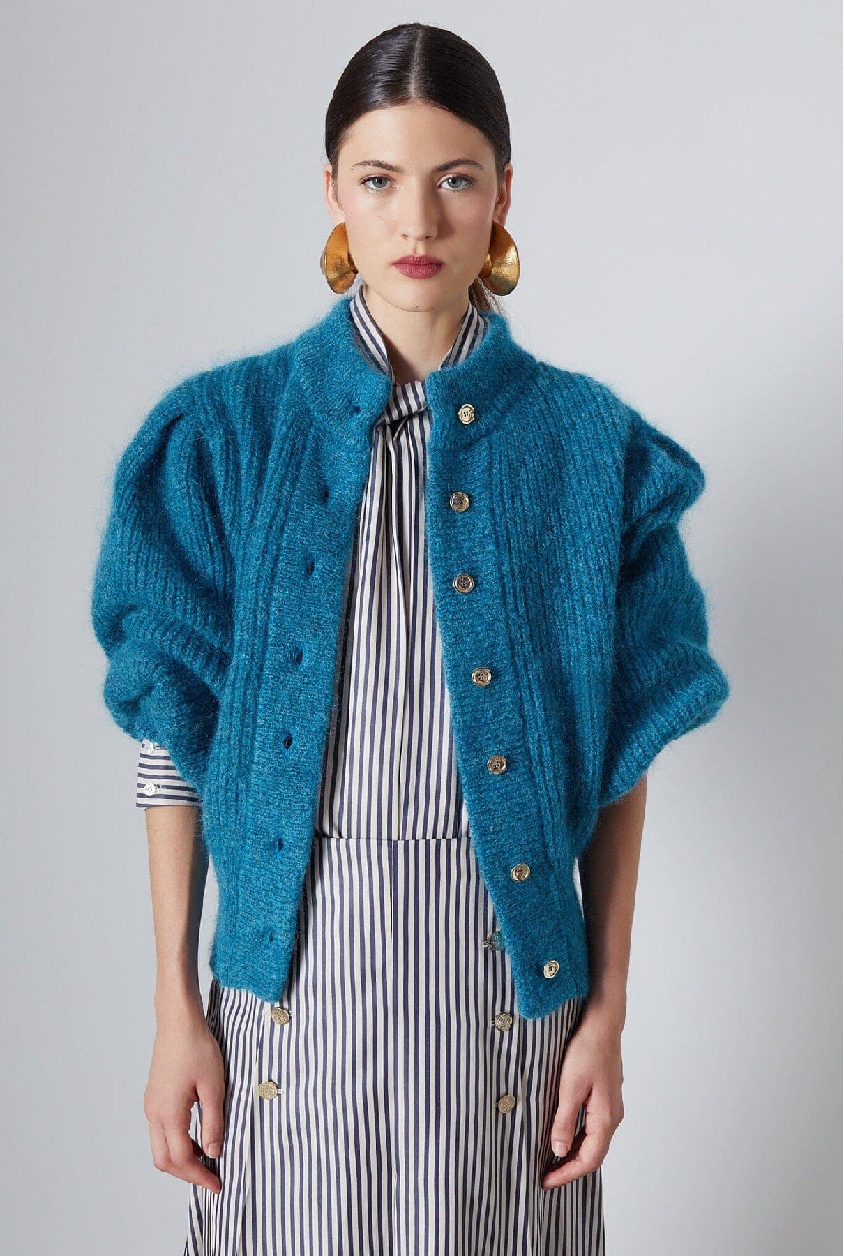 Leandra Cardigan Teal Jackets The Label Edition 