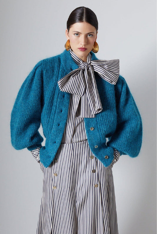 Leandra Cardigan Teal Jackets The Label Edition 