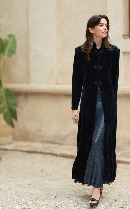 LEVITA TERCIOPELO AZUL Jackets Elisa Cortés 