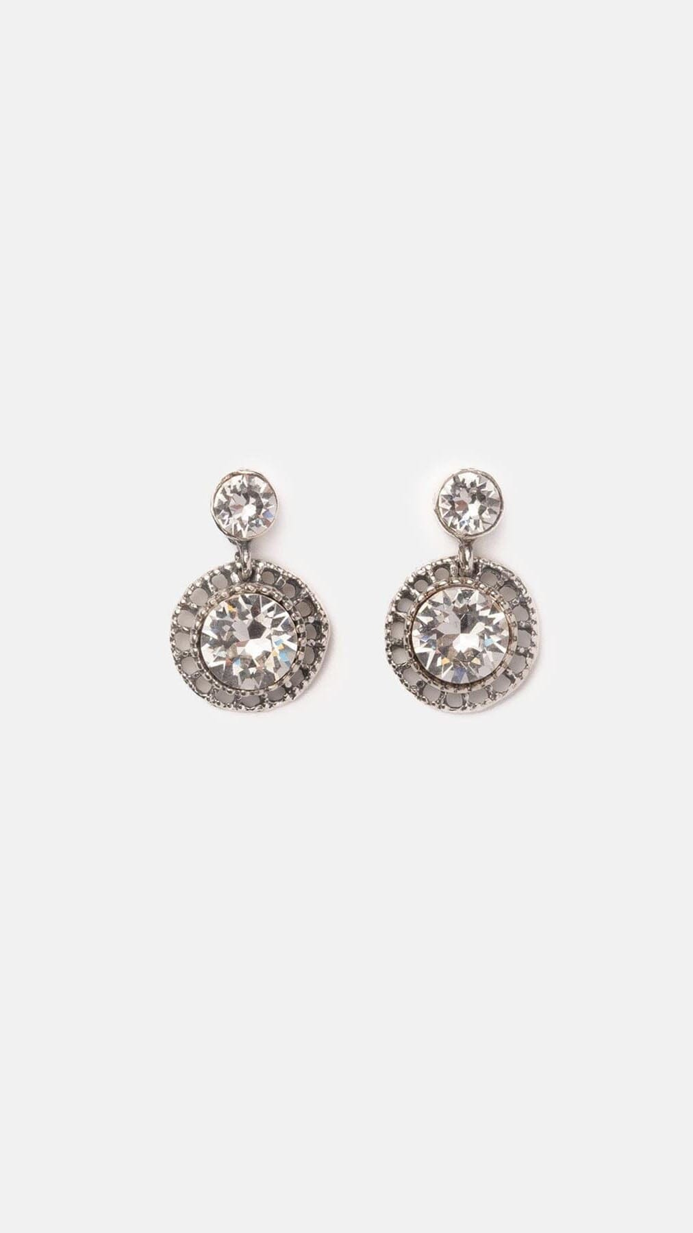 Lía Silver Earrings M de Paulet 