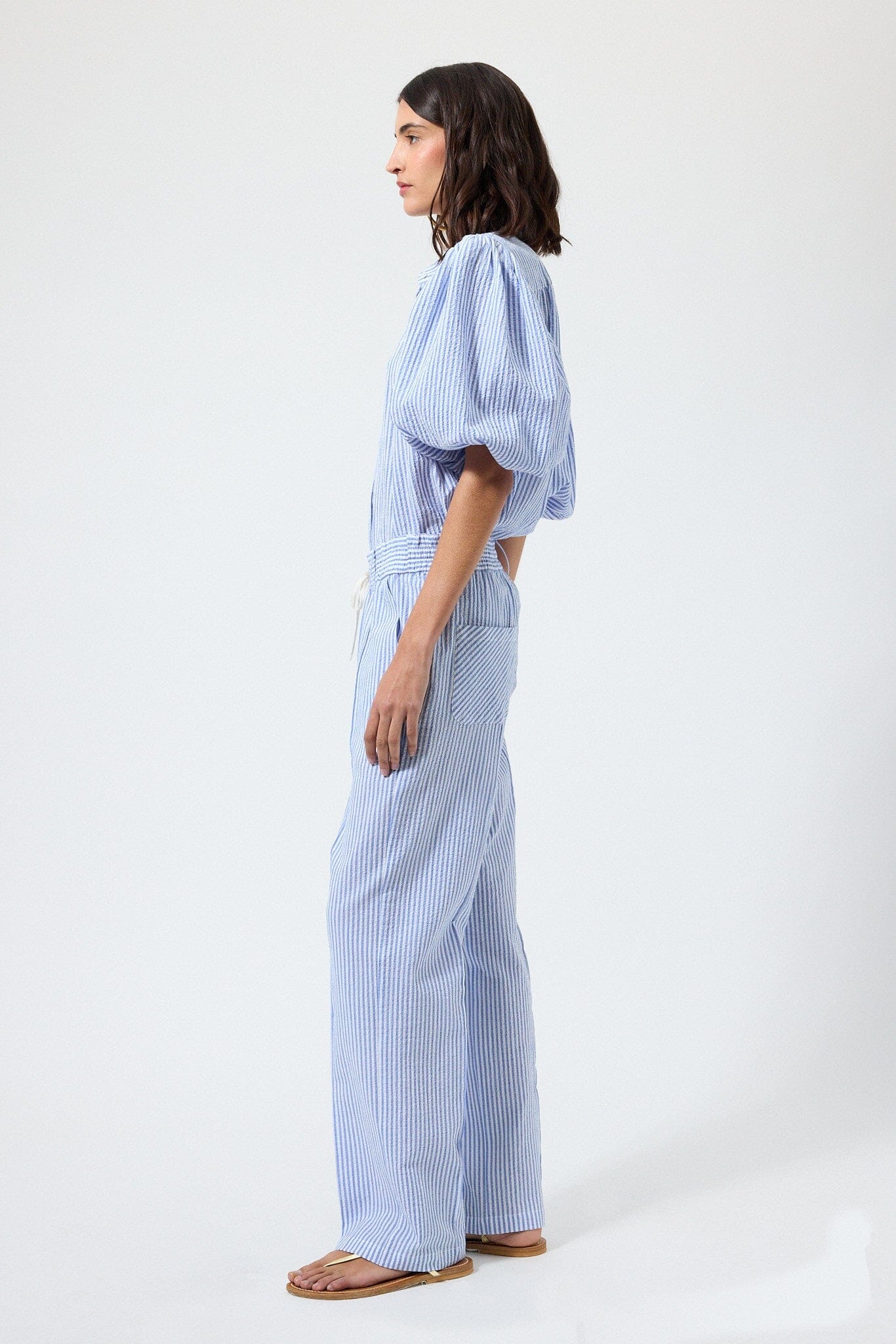 Liane Pants Ibiza Blue Trousers The Label Edition 