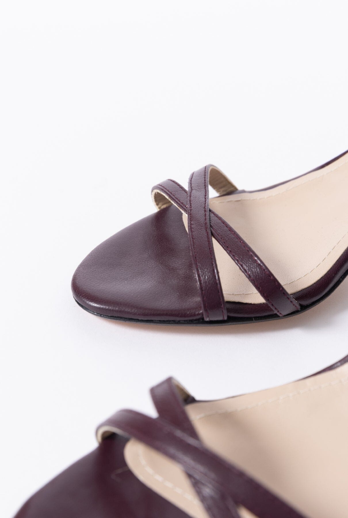 Lila aubergine Heels Mint and Rose 