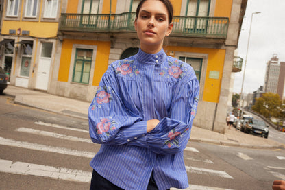 Lilla Blue Shirt CAMISA Maràvic 