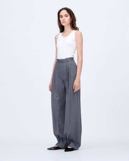 Limbo Pinstripes Tailored Trousers Trousers PALOMO SPAIN 