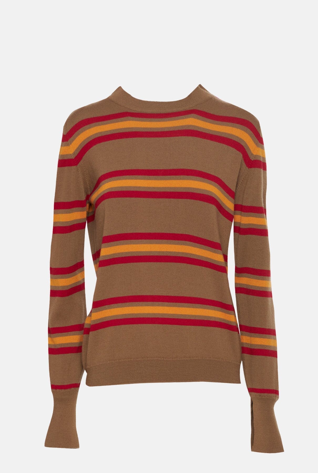 LIonel striped Sweater - Beige Sweaters Laia Alen 