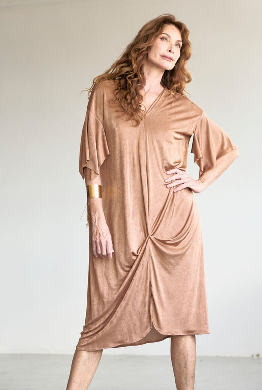 LIZ VESTIDO BEIGE Dresses Duyos 