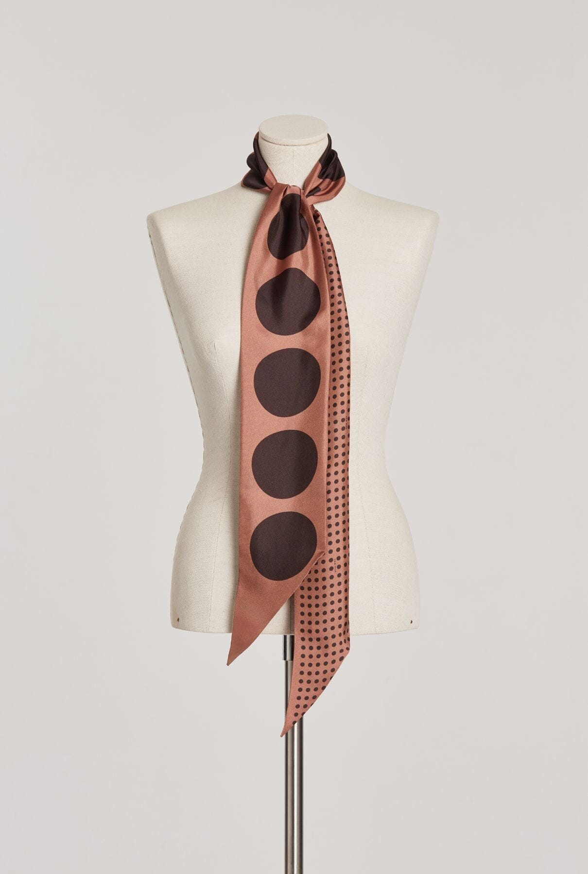 Lola Scarf Mocha Foulards & Scarves Van Hise 