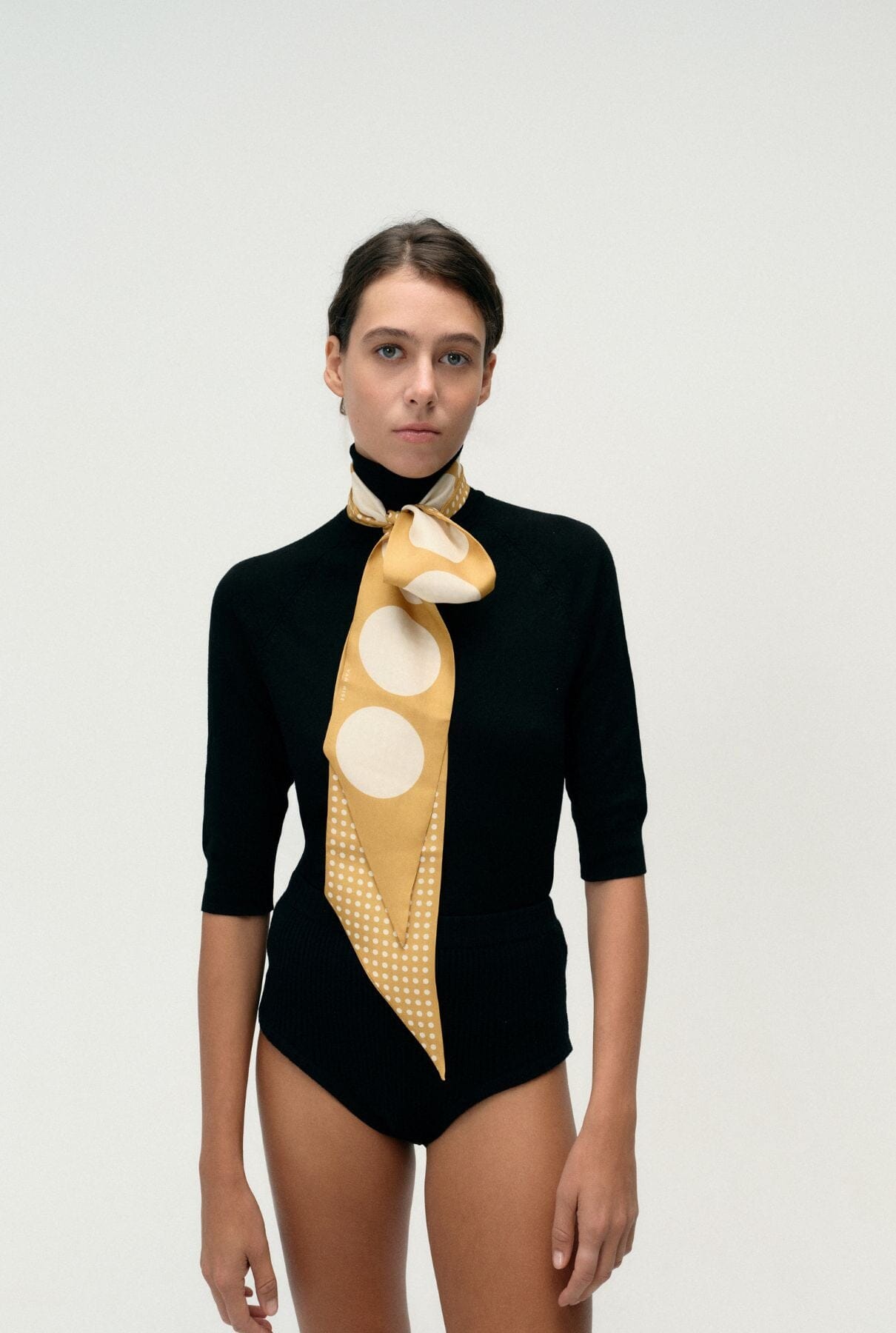 Lola Scarf Mustard Foulards & Scarves Van Hise 