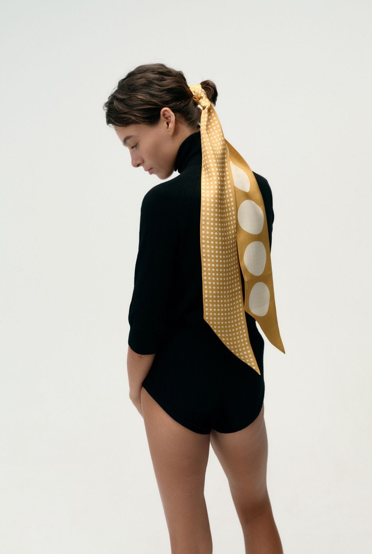 Lola Scarf Mustard Foulards & Scarves Van Hise 