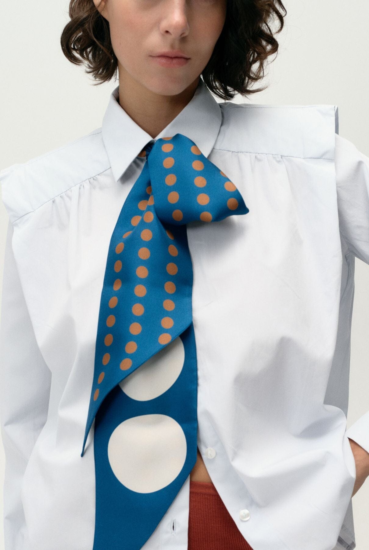 Lola Scarf Petroleum Foulards & Scarves Van Hise 