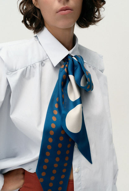 Lola Scarf Petroleum Foulards & Scarves Van Hise 