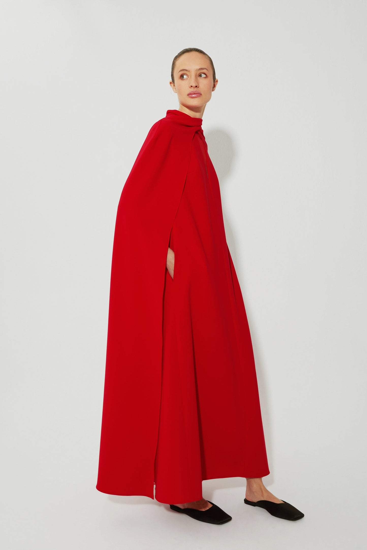Long crepe dress Dresses Tot-Hom 