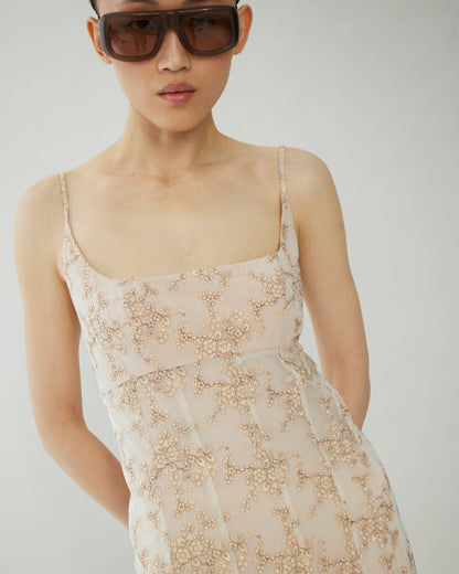 Long silk dress Dresses Tot-Hom 