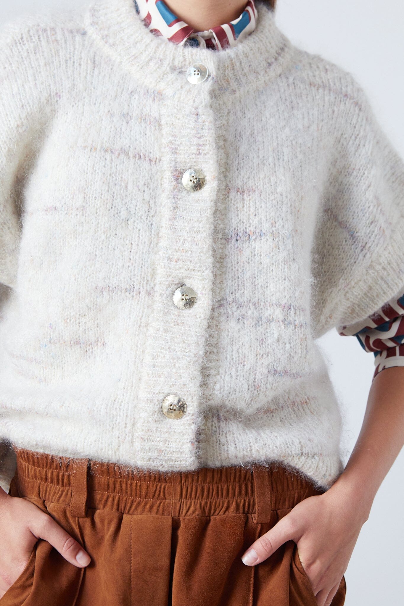 Luca Vest Oat Melange Vests The Label Edition 