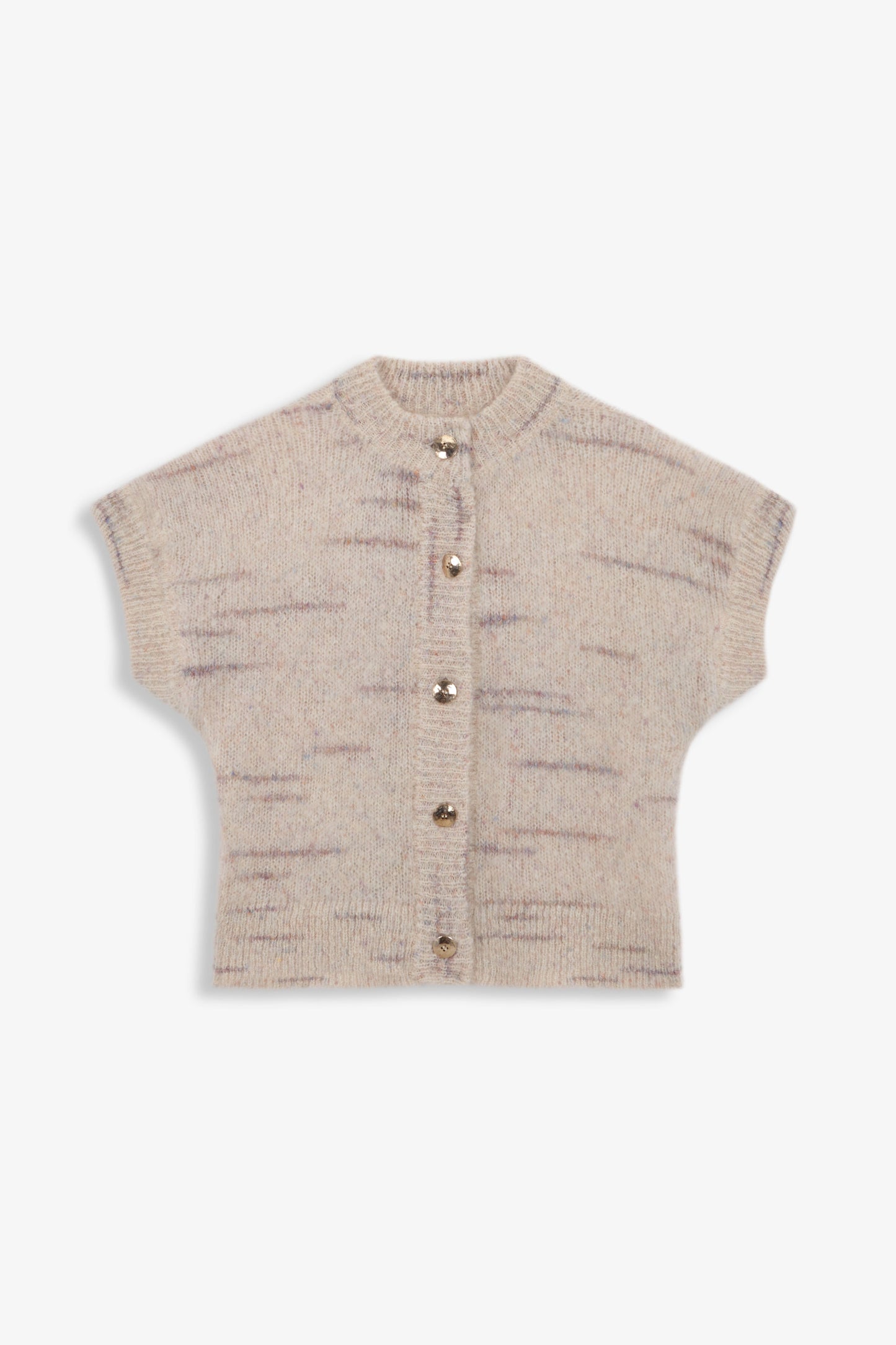 Luca Vest Oat Melange Vests The Label Edition 