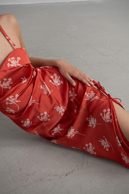 Luciana Red Dress Dresses Amlul 