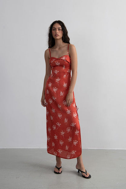 Luciana Red Dress Dresses Amlul 