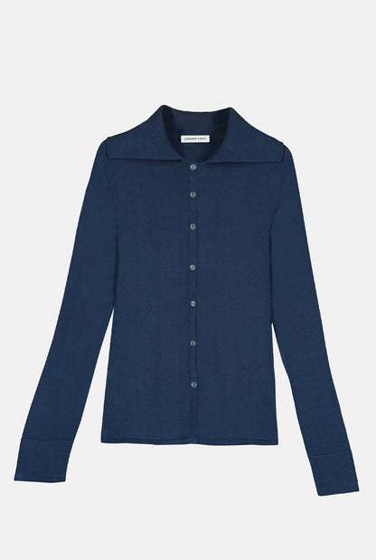 Lucky-Luck Polo Blue Sweaters Carlota Cahis 