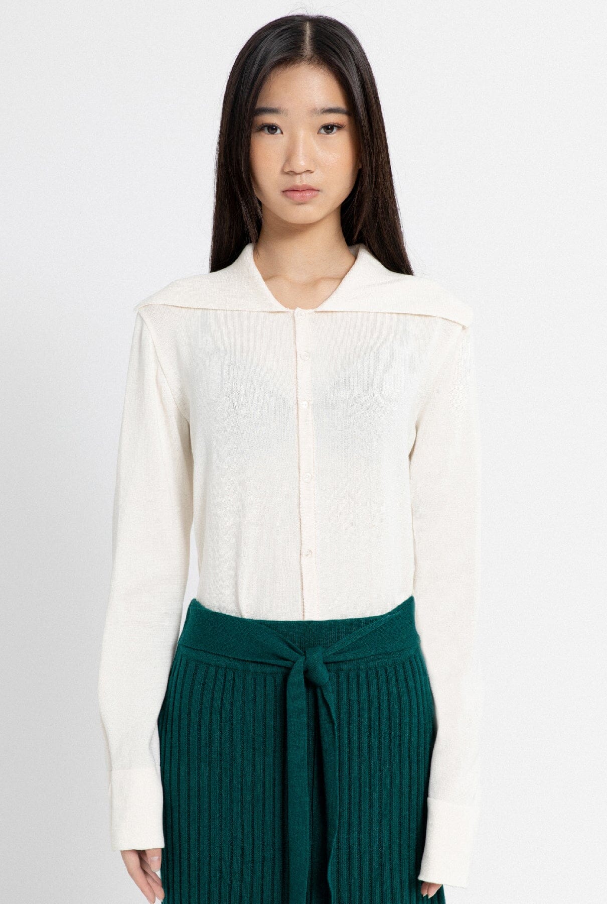 Lucky-Luck Polo White Sweaters Carlota Cahis 