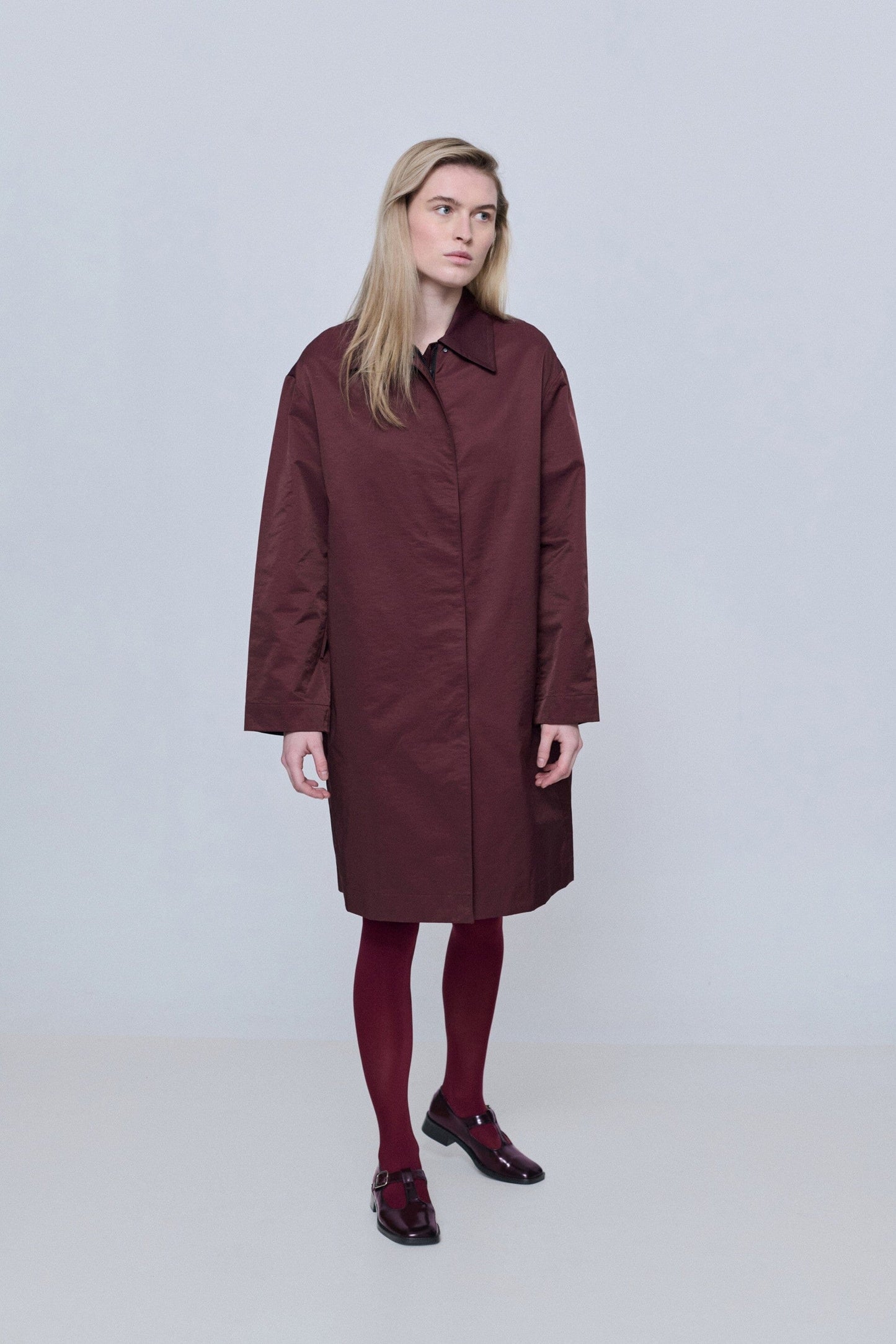 Lucy T-Bar in Burgundy Leather Lucy AUGUSTA 