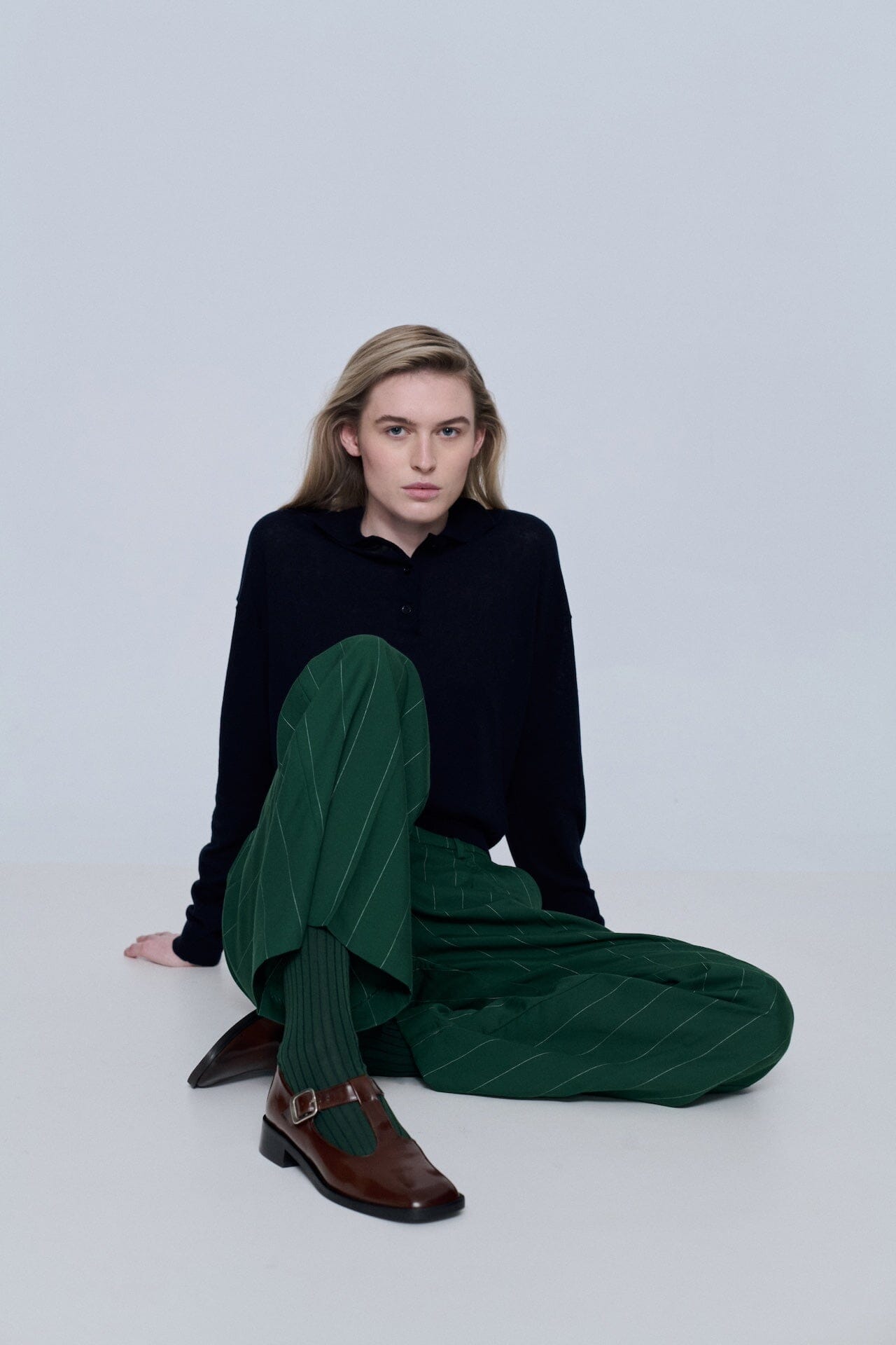 Lucy T-Bar in Caramel Leather Lucy AUGUSTA 