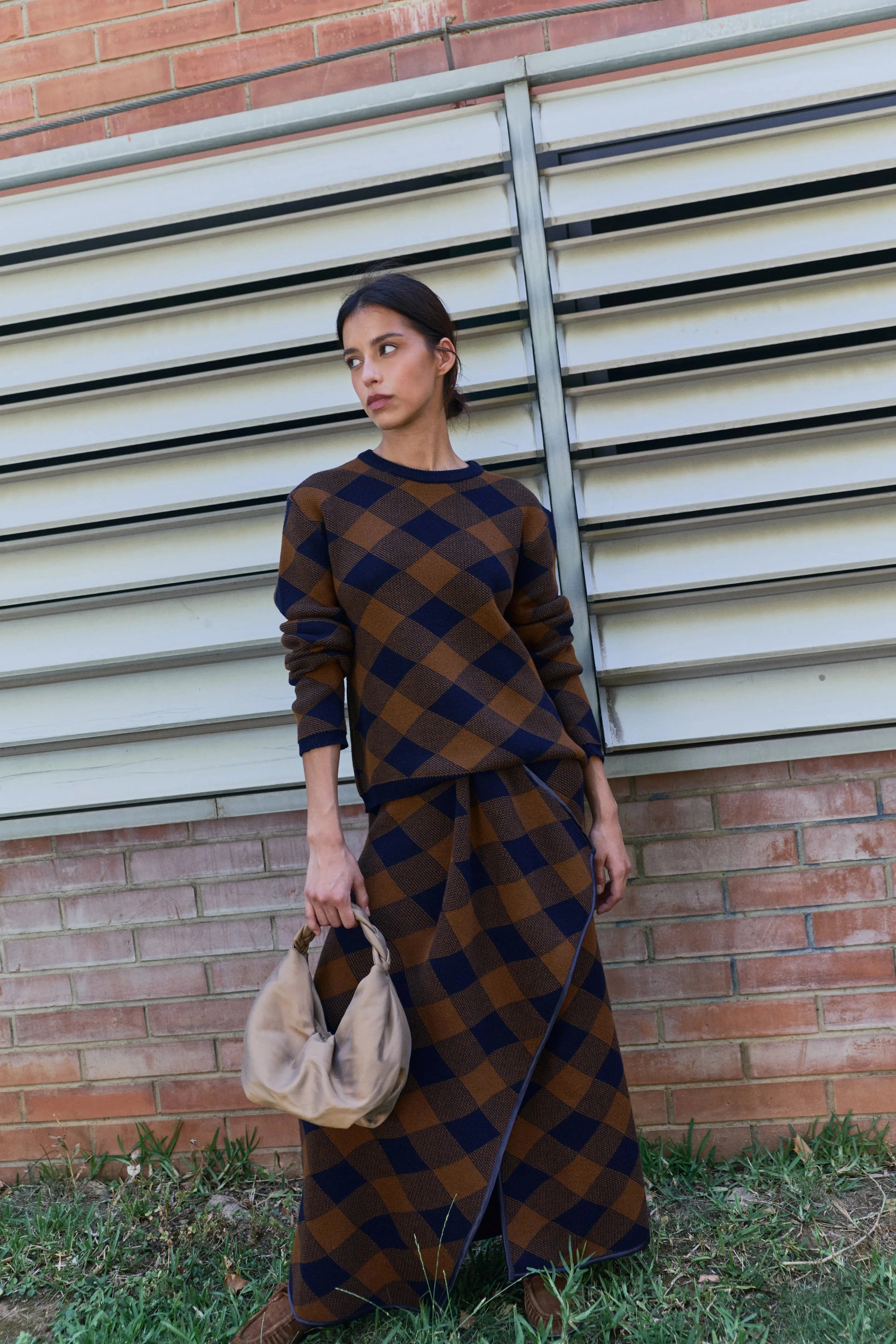 Lupe Skirt Argyle Skirts Laia Alen 