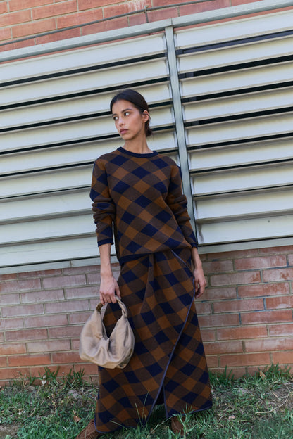 Lupe Skirt Argyle Skirts Laia Alen 