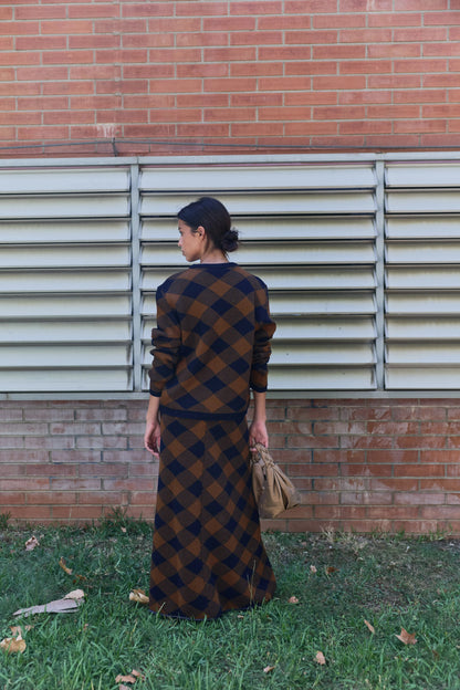 Lupe Skirt Argyle Skirts Laia Alen 
