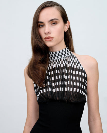 MADE TO ORDER | Halter Long Dress Dresses PALOMO SPAIN 