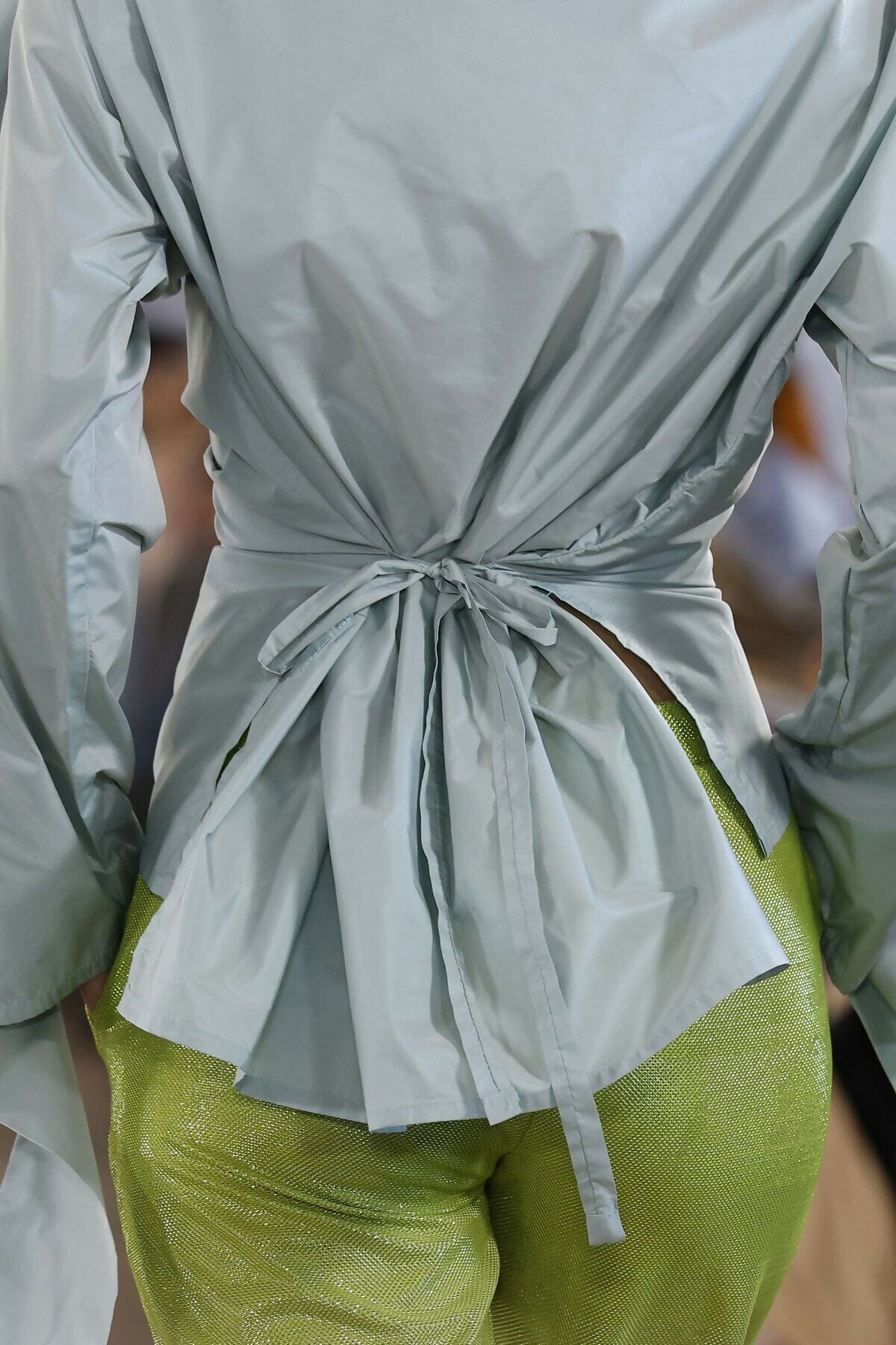 *MADE TO ORDER | Lamé Degradé Lime Pants Trousers Ernesto Naranjo 