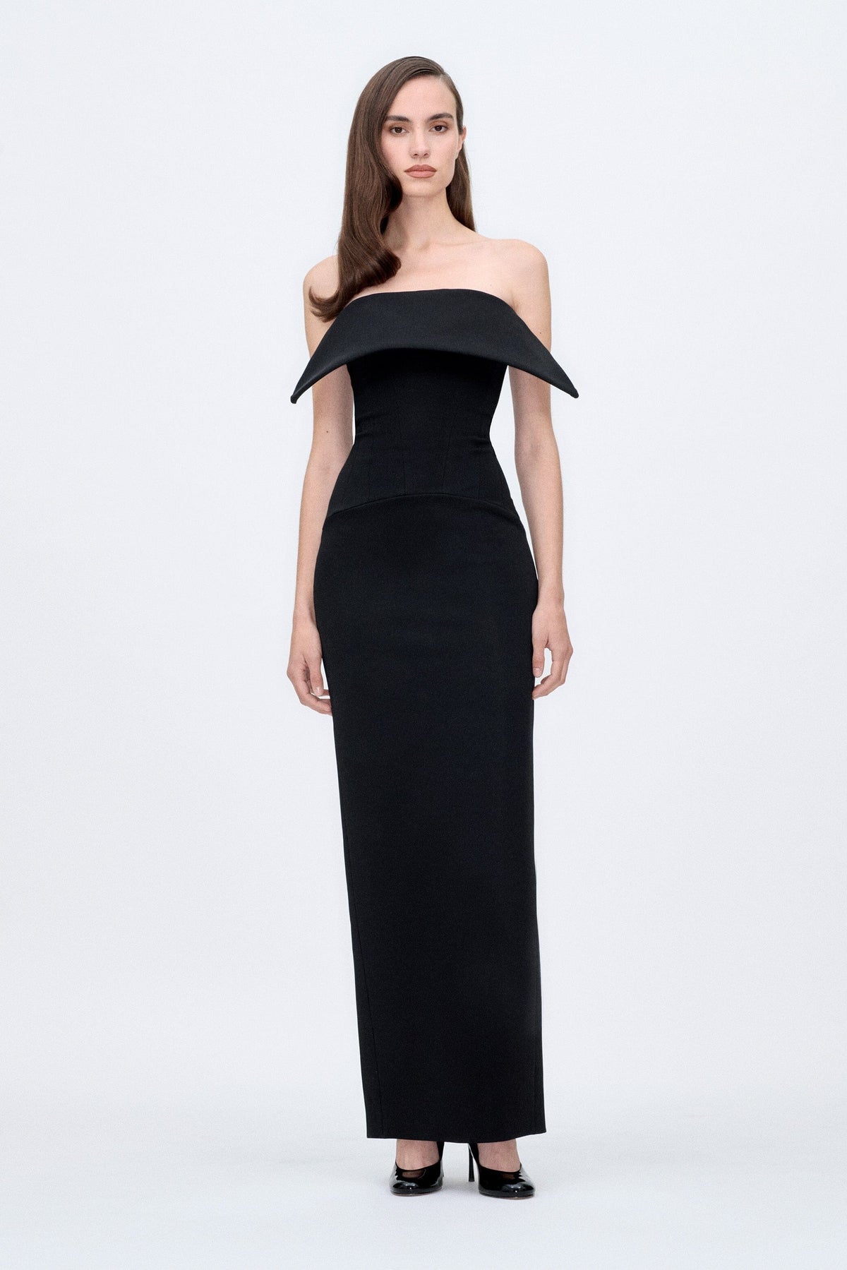 *MADE TO ORDER | Limbo Black Long Dress Dresses PALOMO SPAIN 