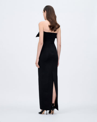 *MADE TO ORDER | Limbo Black Long Dress Dresses PALOMO SPAIN 