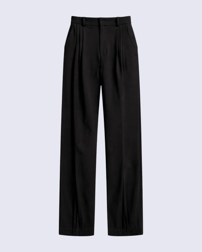 *MADE TO ORDER | Limbo Black Tailored Trousers Trousers PALOMO SPAIN 