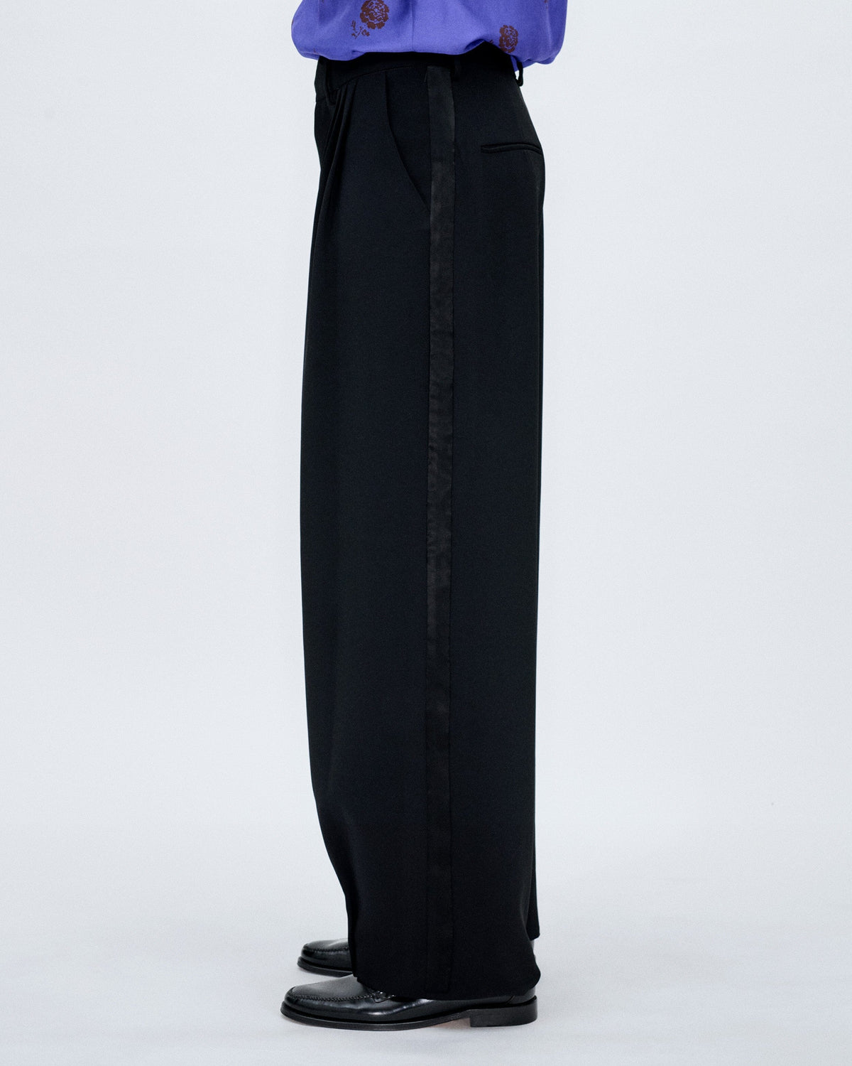 *MADE TO ORDER | Limbo Black Tailored Trousers Trousers PALOMO SPAIN 