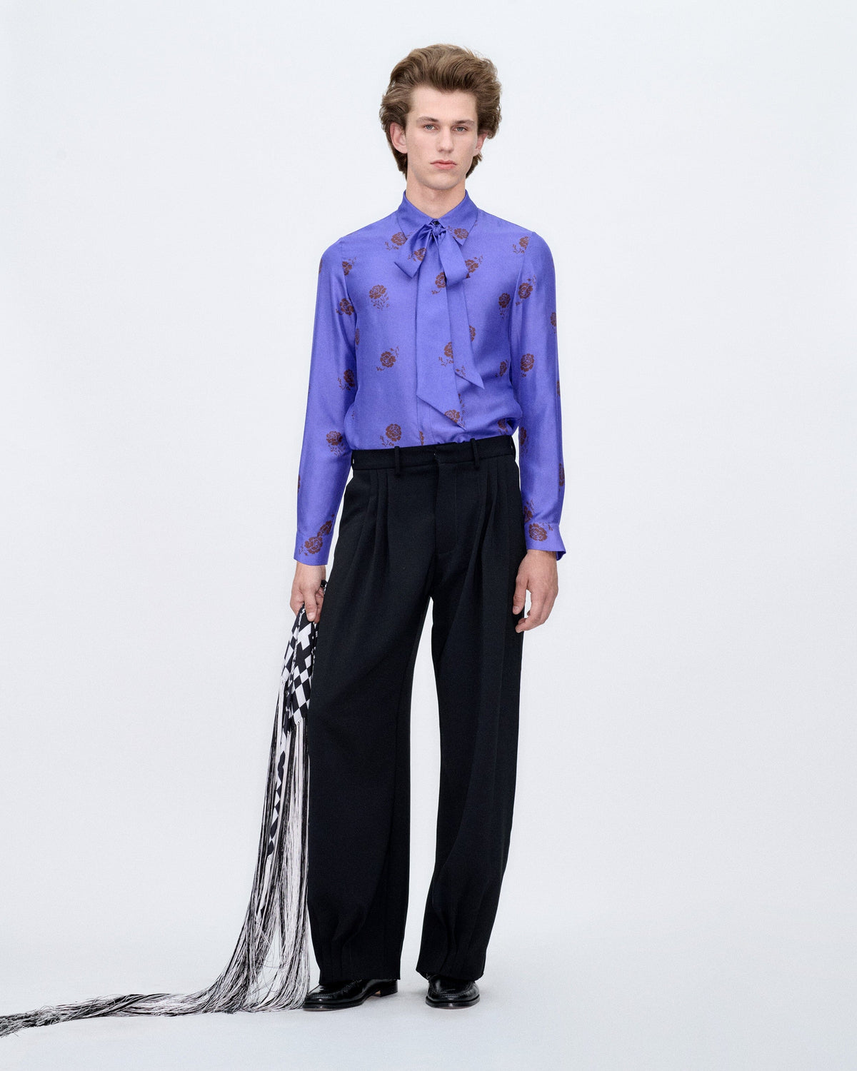 *MADE TO ORDER | Limbo Black Tailored Trousers Trousers PALOMO SPAIN 