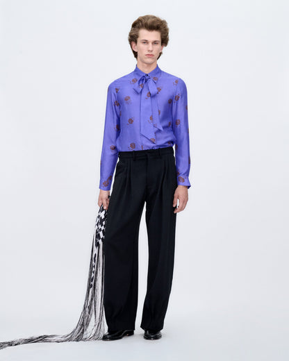 *MADE TO ORDER | Limbo Black Tailored Trousers Trousers PALOMO SPAIN 