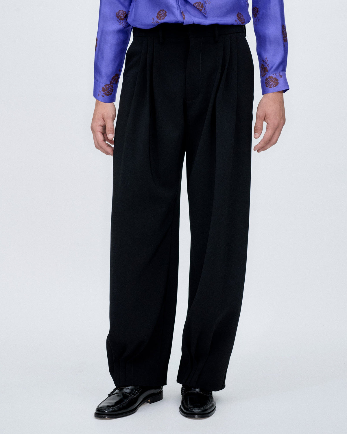 *MADE TO ORDER | Limbo Black Tailored Trousers Trousers PALOMO SPAIN 