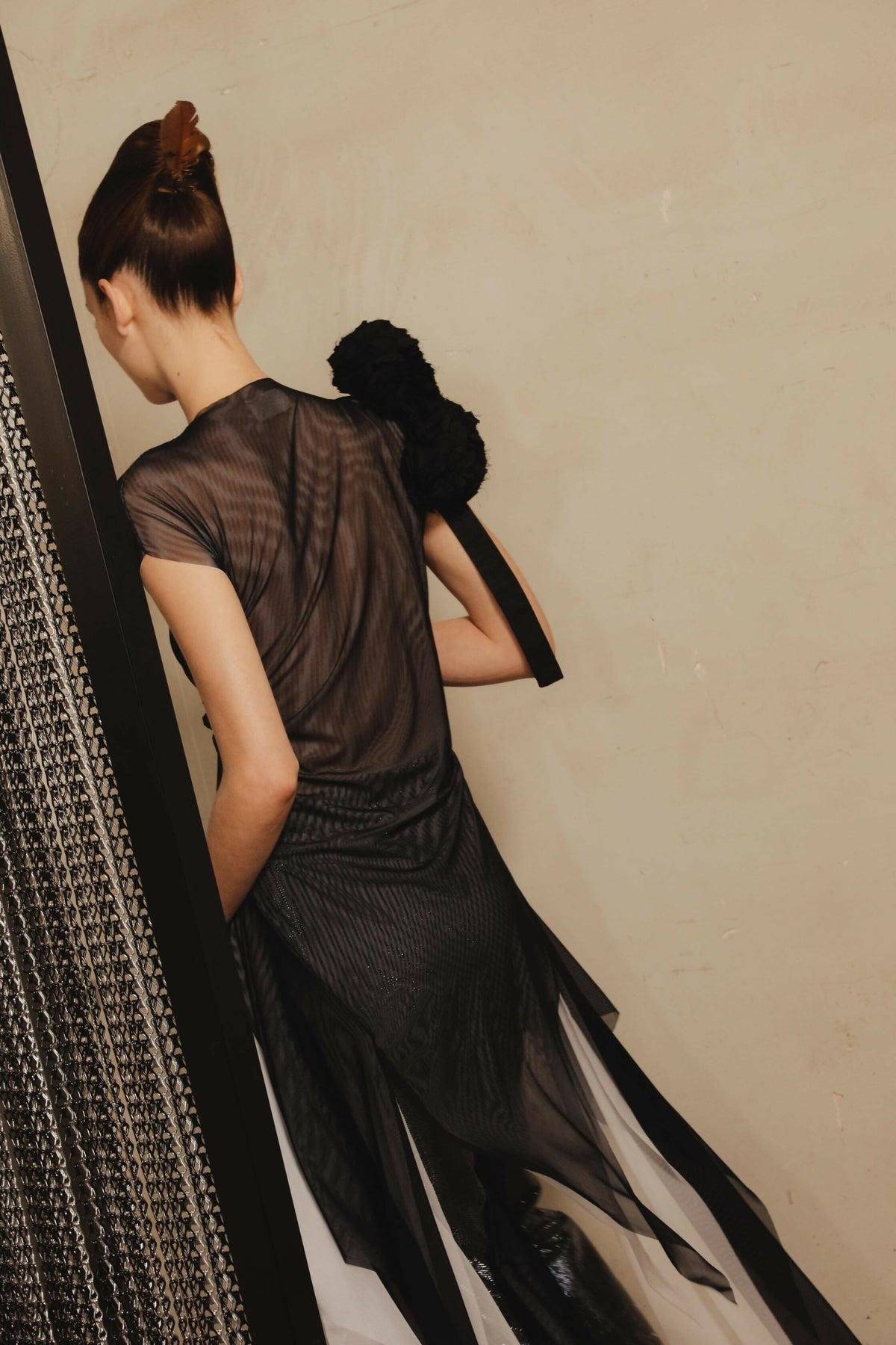 *MADE TO ORDER | Linda Long Black Top Shirts & tops Ernesto Naranjo 