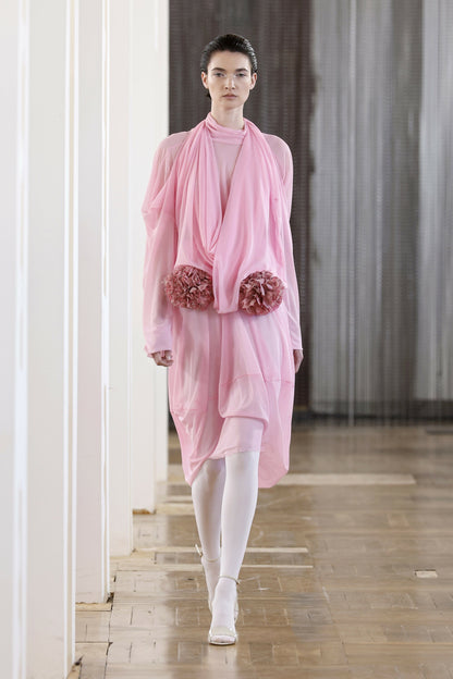 *MADE TO ORDER | Mesh Bubble Pink Skirt Skirts Ernesto Naranjo 